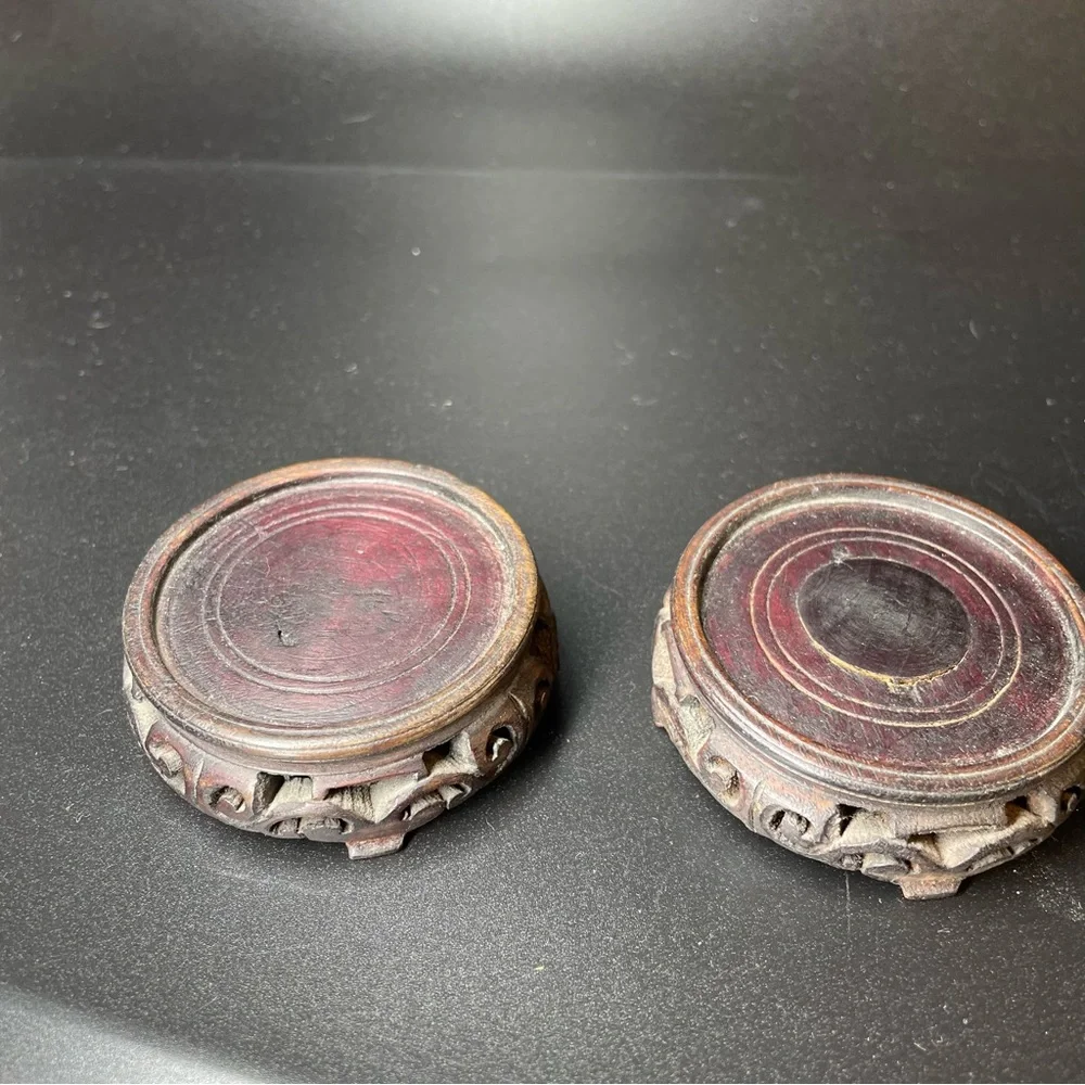 Pair of late 19th century Qing Chinese Cloisonné Temple Jars with Original Stand - Picture 8 of 11